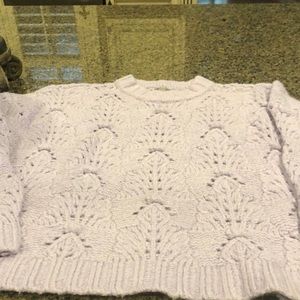Aerie lavender sweater NWOT